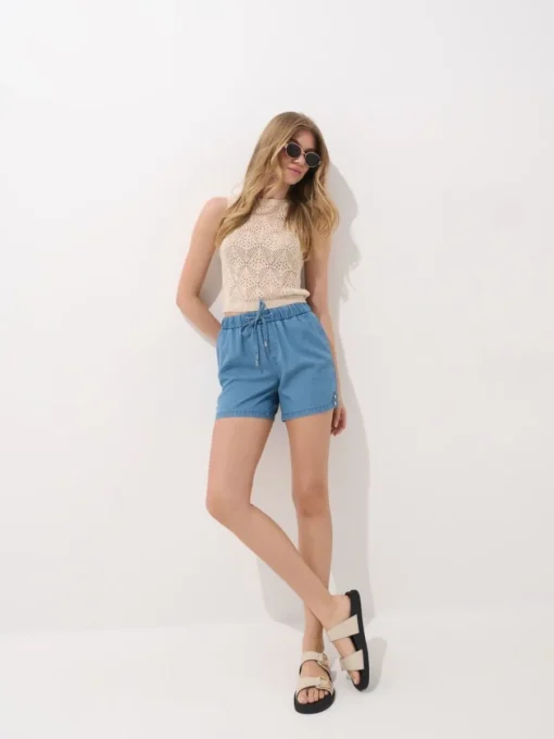 Shorts>MOHITO Shorts Blau