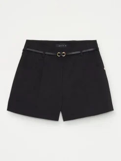 Shorts></noscript>MOHITO Shorts mit Gürtel Schwarz