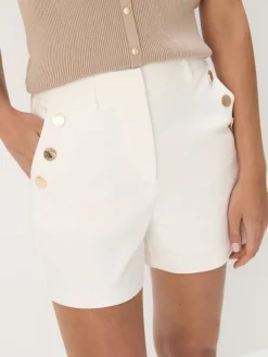 Shorts></noscript>MOHITO Shorts mit Zierknöpfen Creme