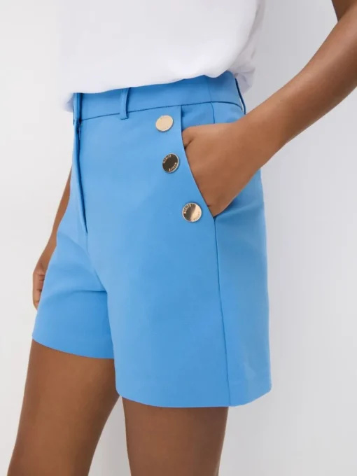 Shorts>MOHITO Shorts mit Zierknöpfen Blau
