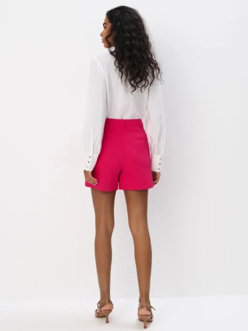 Shorts>MOHITO Shorts mit Zierknöpfen Pink