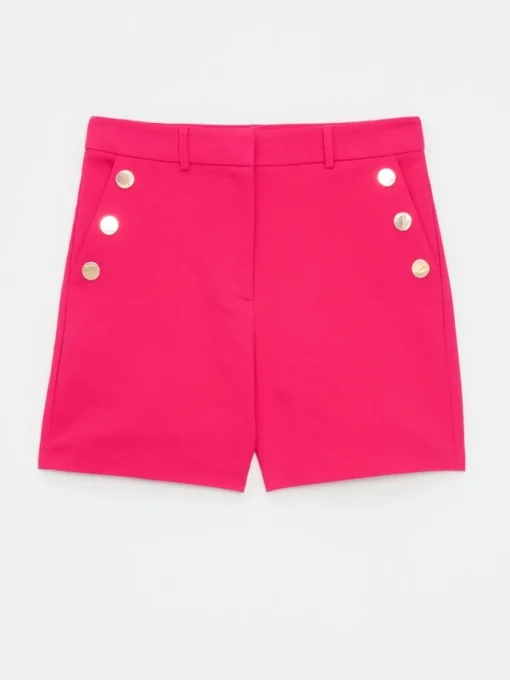 Shorts>MOHITO Shorts mit Zierknöpfen Pink