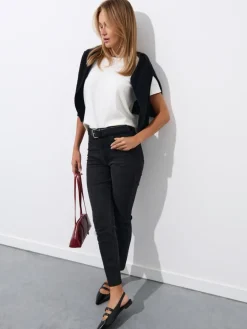 Jeans>MOHITO Skinny-Jeans Schwarz
