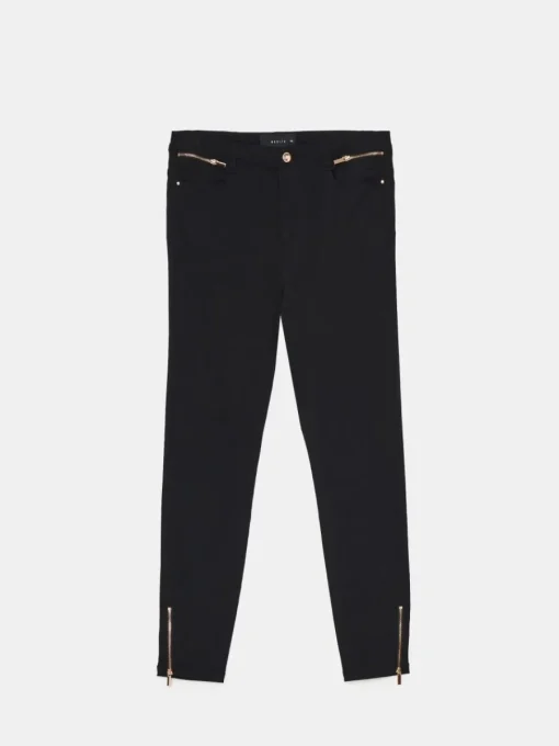 Hosen>MOHITO Skinny-Jeans PETITE Schwarz