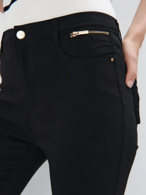 Hosen>MOHITO Skinny-Jeans PETITE Schwarz