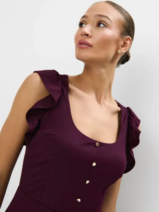 Bestsellers>MOHITO Sommerkleid Dunkelrot