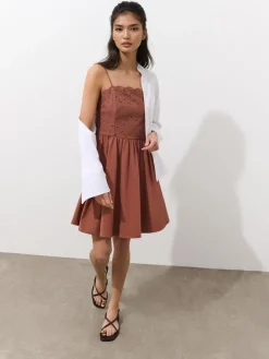 Frühlingskleider|Kleider, Overalls>MOHITO Sommer-Minikleid Braun