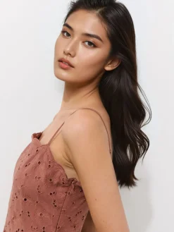 Frühlingskleider|Kleider, Overalls></noscript>MOHITO Sommer-Minikleid Braun