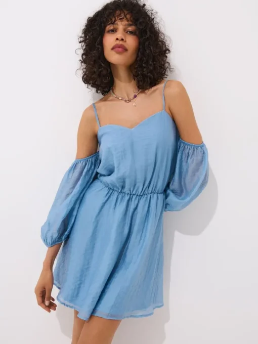 Kleider, Overalls|Entdecke Alles>MOHITO Sommer-Minikleid Blau