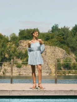 Kleider, Overalls|Entdecke Alles></noscript>MOHITO Sommer-Minikleid Blau