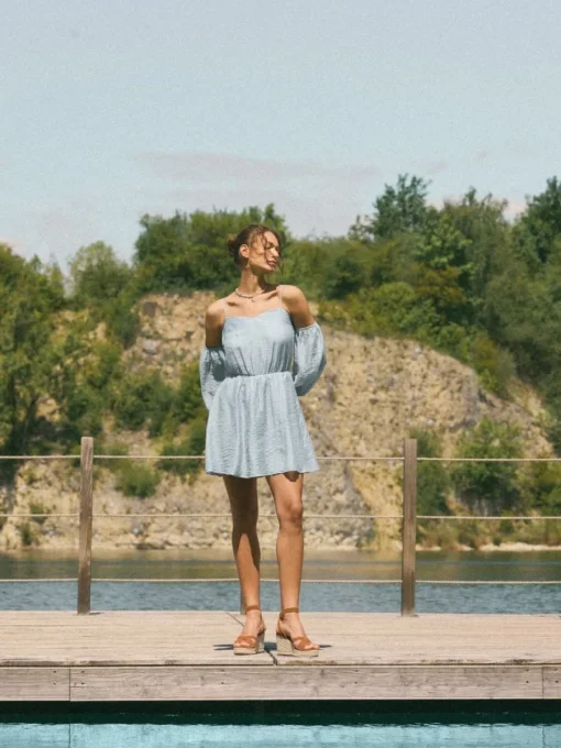 Kleider, Overalls|Entdecke Alles>MOHITO Sommer-Minikleid Blau