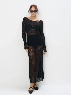 Blusen, Hemden>MOHITO Spitzenbluse Schwarz