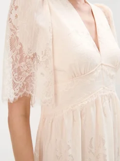 Kleider, Overalls|Entdecke Alles>MOHITO Spitzenkleid Mini Nude
