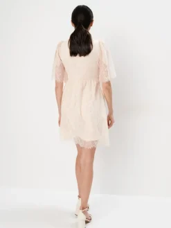 Kleider, Overalls|Entdecke Alles></noscript>MOHITO Spitzenkleid Mini Nude