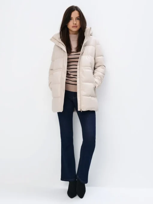 Jacken, Mäntel>MOHITO Steppjacke Creme