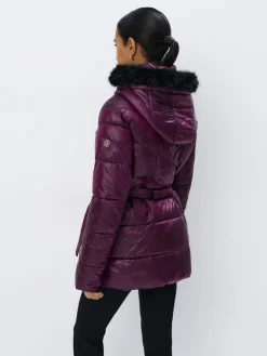 Jacken, Mäntel></noscript>MOHITO Steppjacke mit Kapuze Dunkelrot