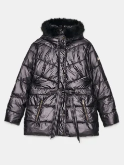 Jacken, Mäntel></noscript>MOHITO Steppjacke mit Kapuze Grau