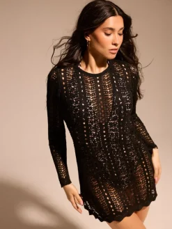 Schals, Tücher|Beachwear Kollektion>MOHITO Strandkleid Schwarz
