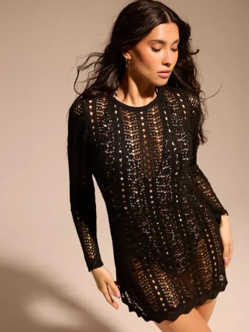 Schals, Tücher|Beachwear Kollektion>MOHITO Strandkleid Schwarz