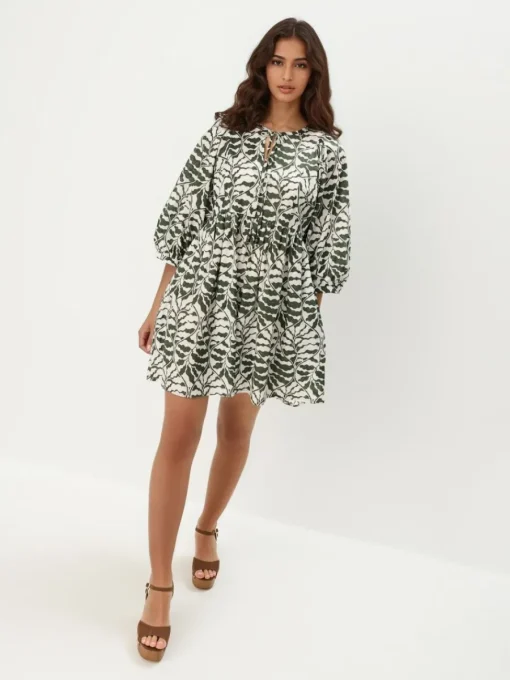 Kleider, Overalls|Entdecke Alles>MOHITO Strandkleid Olivgrün