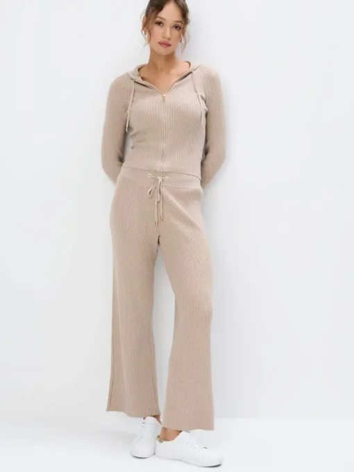Hosen>MOHITO Strickhose Beige