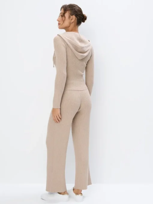 Hosen>MOHITO Strickhose Beige