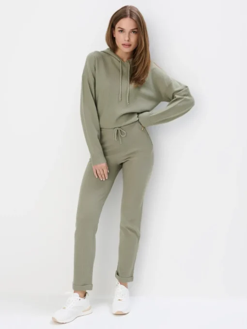 Hosen>MOHITO Strickhose Olivgrün