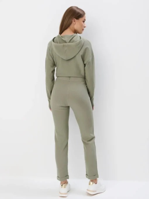 Hosen>MOHITO Strickhose Olivgrün