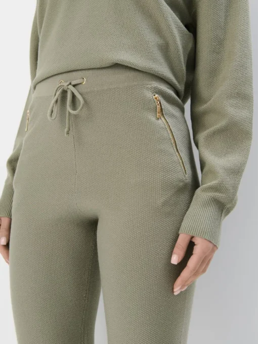Hosen>MOHITO Strickhose Olivgrün