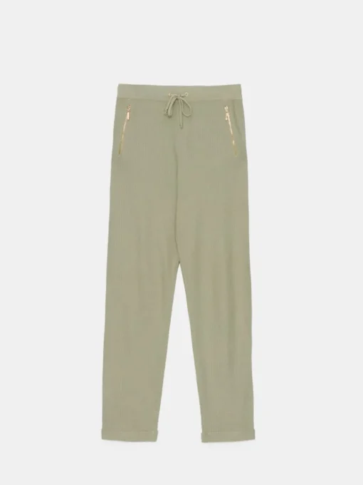 Hosen>MOHITO Strickhose Olivgrün