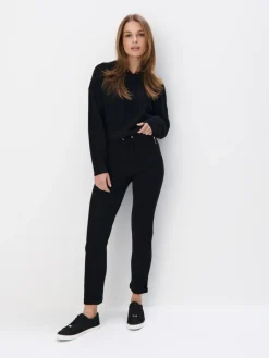Hosen>MOHITO Strickhose Schwarz