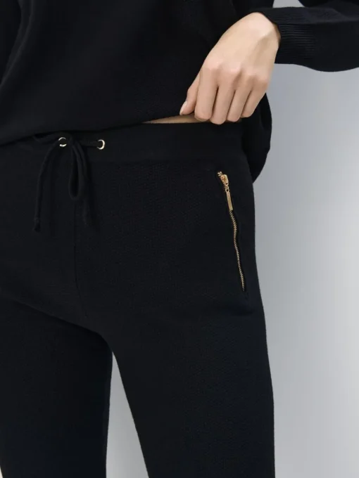 Hosen>MOHITO Strickhose Schwarz