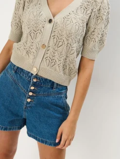 Pullover></noscript>MOHITO Strickjacke Olivgrün