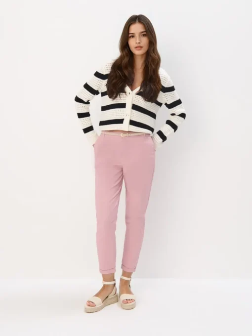 Pullover>MOHITO Strickjacke Creme