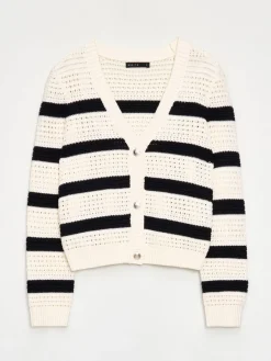 Pullover></noscript>MOHITO Strickjacke Creme