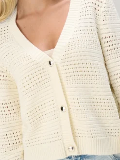 Pullover></noscript>MOHITO Strickjacke Creme