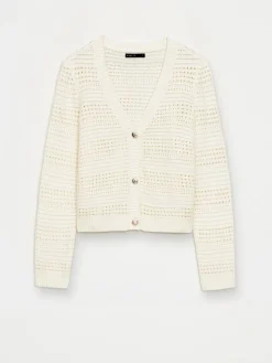 Pullover></noscript>MOHITO Strickjacke Creme