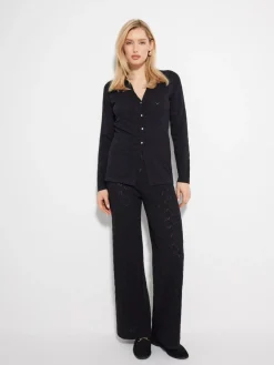 Pullover>MOHITO Strickjacke Schwarz