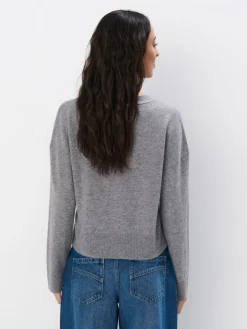 Pullover|Premium Selection></noscript>MOHITO Strickjacke aus Wolle Grau