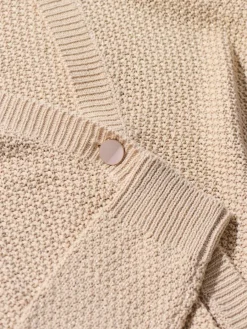 Pullover></noscript>MOHITO Strickjacke mit metallisiertem Faden sand