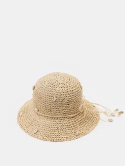 Mützen|Beachwear Kollektion>MOHITO Strohhut Beige