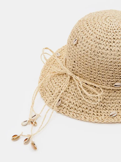 Mützen|Beachwear Kollektion>MOHITO Strohhut Beige