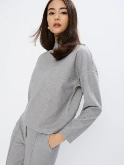 Sweatshirts>MOHITO Sweatshirt Grau
