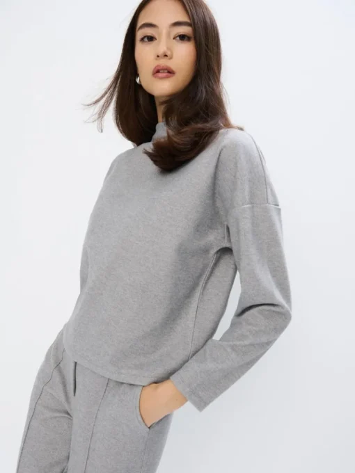 Sweatshirts>MOHITO Sweatshirt Grau