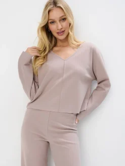 Sweatshirts>MOHITO Sweatshirt Beige
