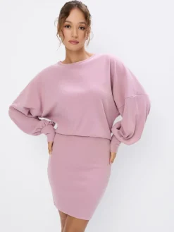 Sweatshirts>MOHITO Sweatshirt Pastellrosa