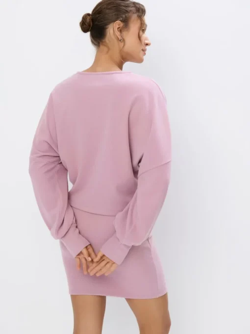 Sweatshirts>MOHITO Sweatshirt Pastellrosa