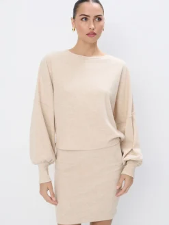 Sweatshirts>MOHITO Sweatshirt Beige