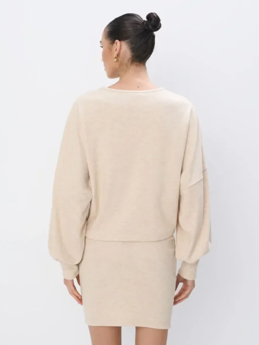 Sweatshirts>MOHITO Sweatshirt Beige