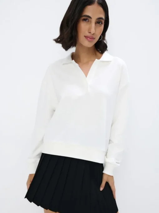 Sweatshirts>MOHITO Sweatshirt Creme